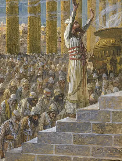 Solomon Dedicates the Temple at Jerusalem James Tissot